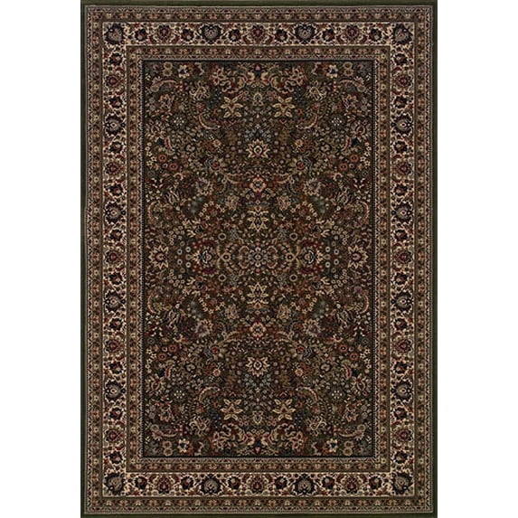 Oriental Weavers Ariana Area Rug 213G8 Green Global Flowers 6' 7" x 9' 6" Rectangle