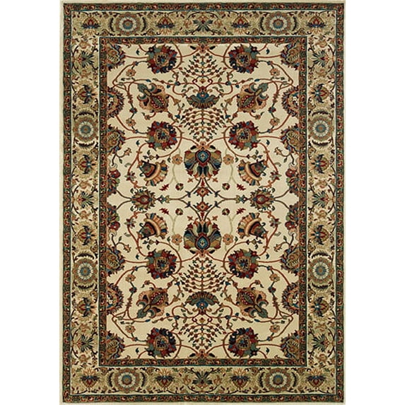 Oriental Weavers Ariana Area Rug 431O3 Ivory Global Vines 2' 7" x 9' 4" Rectangle