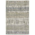 thumbnail image 1 of Oriental Weavers Aspen Area Rug 530J9 Shag Grey Banded Rows 6' 7" x 9' 6" Rectangle, 1 of 8