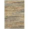 thumbnail image 1 of Oriental Weavers Atlas Area Rug 8037J Gold Striped Banded 3' 3" x 5' 2" Rectangle, 1 of 9