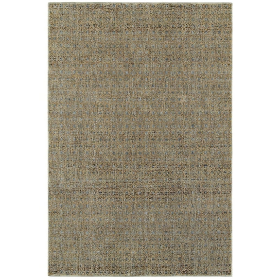 Oriental Weavers Atlas Area Rug 8048B Blue Single-Color Monochrome 1' 10" x 3' 2" Rectangle