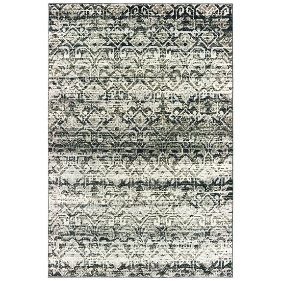 Oriental Weavers Bowen Area Rug 042H2 Gray Faded Vintage 3' 10" x 5' 5" Rectangle