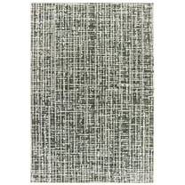 Oriental Weavers Bowen Area Rug 2066W Gray Banded Rows 5' 3" x 7' 6" Rectangle