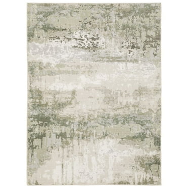 Oriental Weavers Caravan Area Rug 2061W Beige Shaded Worn 5' 3" x 7' 6" Rectangle