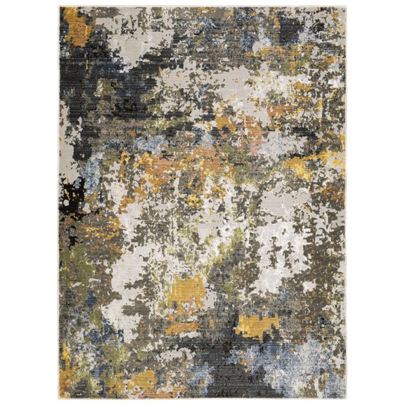 Sphinx Caravan Area Rug 502X8 Beige Smeared Bleached 2' 3" x 7' 6" Rectangle
