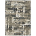 thumbnail image 1 of Oriental Weavers Carson Area Rug 0745C Blue Lines Blocks 3' 10" x 5' 5" Rectangle, 1 of 8