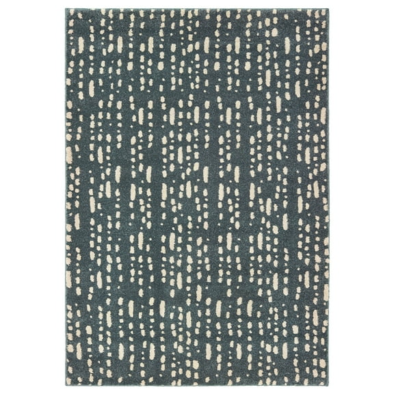 Sphinx Carson Area Rug 9673B Blue Digital Matrix 9' 10" x 12' 10" Rectangle
