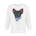 thumbnail image 1 of Sphinx Cat With Scarf Long Sleeve Toddler -Image by Shutterstock,  3 Toddler, 1 of 4