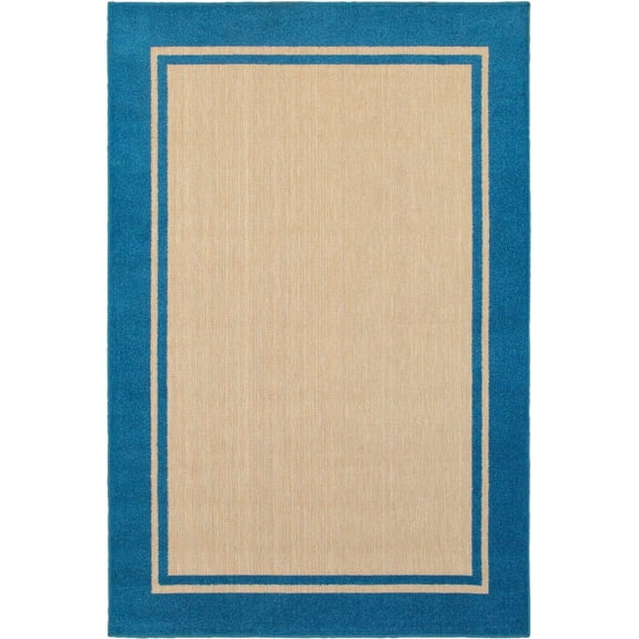 Sphinx Cayman Area Rug 5594B Sand Bordered Lined 1' 10" x 3' 3" Rectangle