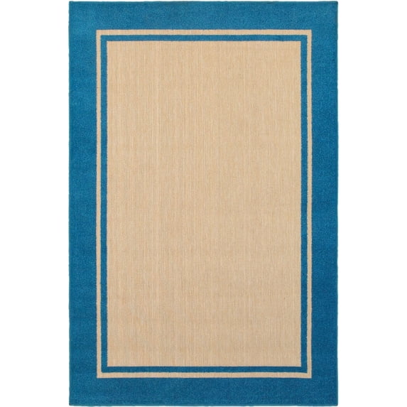 Oriental Weavers Cayman Area Rug 5594B Sand Bordered Lined 5' 3" x 7' 6" Rectangle