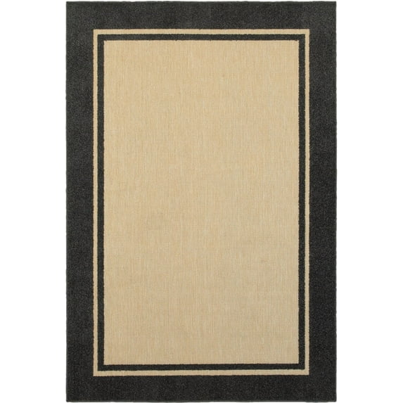 Oriental Weavers Cayman Area Rug 5594K Sand Angled Bars 6' 7" x 9' 6" Rectangle