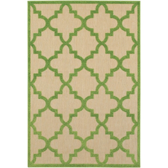Sphinx Cayman Area Rug 660F9 Sand Trellis Diagonal 1' 10" x 3' 3" Rectangle