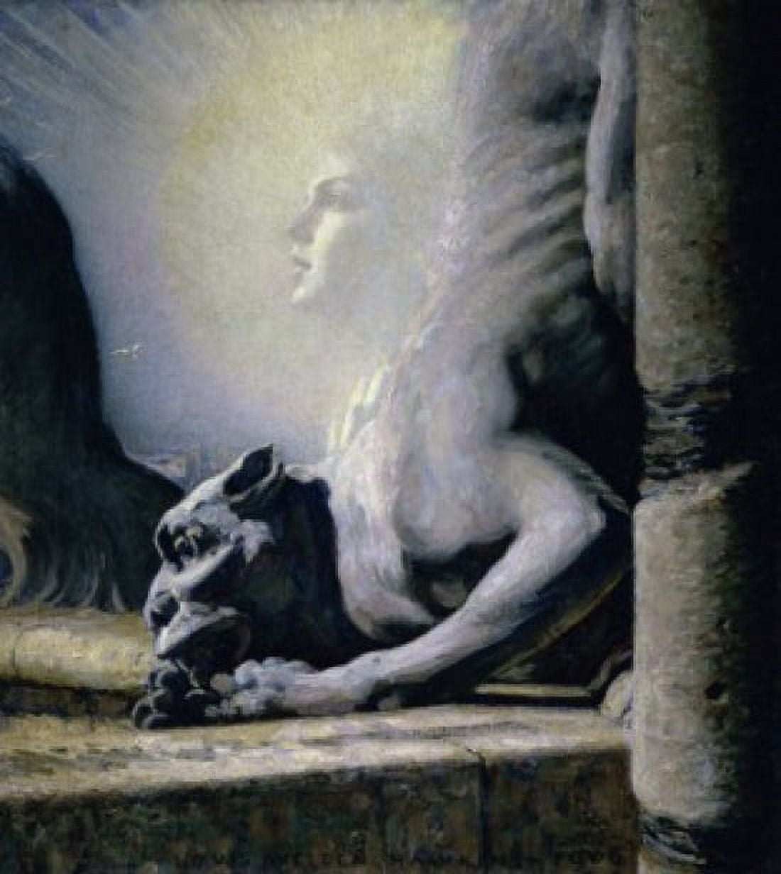 The Sphinx and the Chimera (Le Sphinx et le Chimere) Louis Welden Hawkins (1849-1910French) Musee dOrsay Paris Canvas Art - Louis Welden Hawkins (18 x 24)
