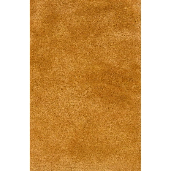 Oriental Weavers Cosmo Shag Shag Area Rug 81107 Gold Solid Shag 3' 3" x 5' 3" Rectangle