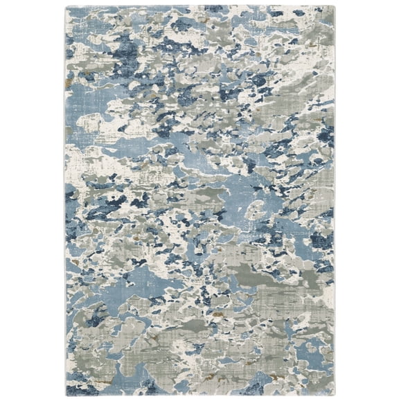Sphinx Easton Area Rug 3317E Casual Grey Modern 3' 3" X 5' Rectangle
