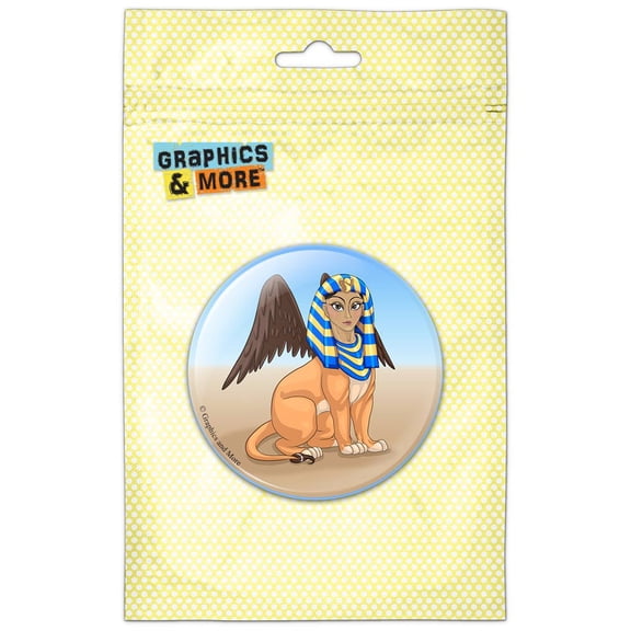 Sphinx Egyptian Mythological Creature Refrigerator Button Magnet