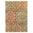 thumbnail image 1 of Sphinx Emerson Area Rug 4872A Casual Ivory Circles Leaves 10' x 13' Rectangle, 1 of 2