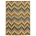 thumbnail image 1 of Sphinx Emerson Area Rug 4876C Casual Blue Blocks Chevron 3' 10" x 5' 5" Rectangle, 1 of 1