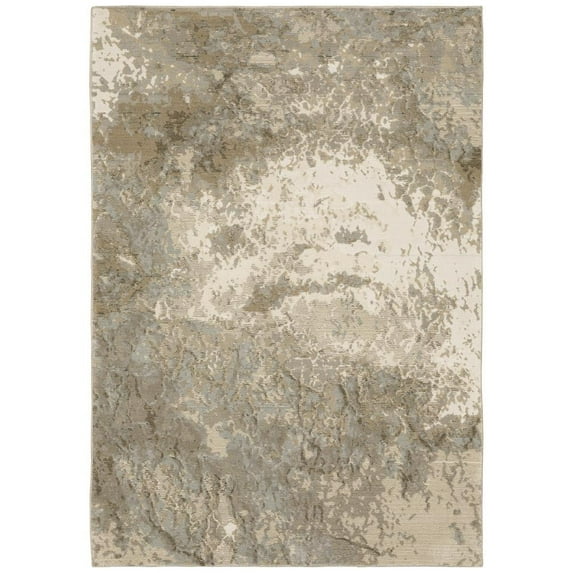 Oriental Weavers Evolution Area Rug 0960A Beige Swirl Faded 1' 10" x 3' 2" Rectangle