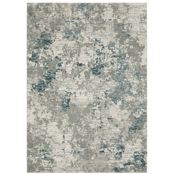 Oriental Weavers Evolution Area Rug 0984D Grey Faded Shaded 7' 10" x 10' 10" Rectangle
