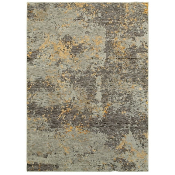 Oriental Weavers Evolution Area Rug 8025B Contemporary Gray Faded Shaded 10' x 13' 2" Rectangle