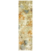 Sphinx Evolution Area Rug 8031B Contemporary Gold Eroding Faded 2 6" x 12 Rectangle
