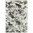 thumbnail image 1 of Oriental Weavers Evolution Area Rug 8035B Charcoal Snowflakes Winter 3' 3" x 5' 2" Rectangle, 1 of 3