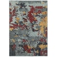 thumbnail image 1 of Oriental Weavers Evolution Area Rug 8036C Blue Shaded Faded 5' 3" x 7' 3" Rectangle, 1 of 4