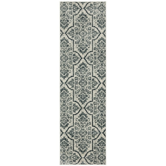 Sphinx Fiona Area Rug 4929A Ivory Curves Angled 2' 3" x 7' 3" Rectangle