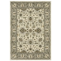 Oriental Weavers Florence Area Rug 5508I Beige Petals Bulbs 7' 10" x 10' 10" Rectangle