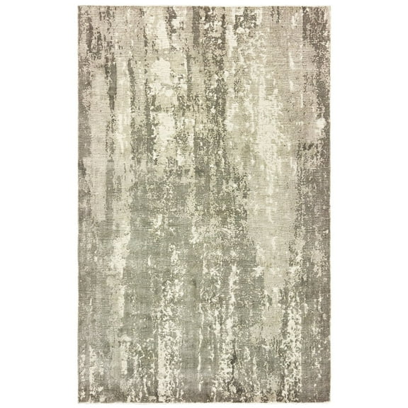 Oriental Weavers Formations Area Rug 70006 Gray Streaks Stained 6' x 9' Rectangle