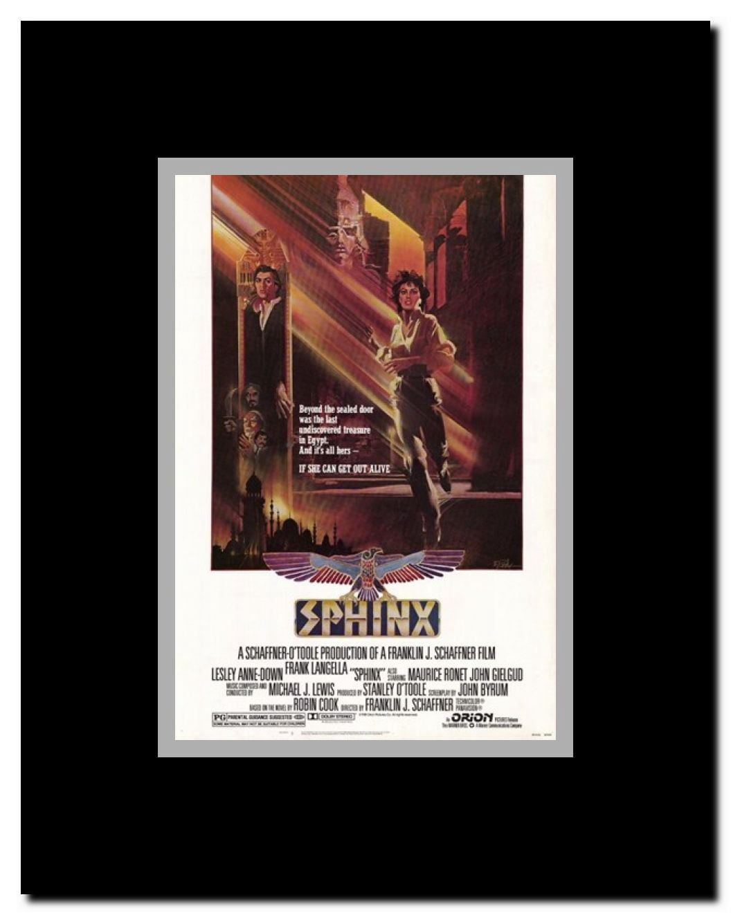 Sphinx Framed Movie Poster