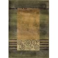 thumbnail image 1 of Sphinx Generations Area Rugs - 213F1 Transitional Casual Green Border Swirls Lines Rug, 1 of 1