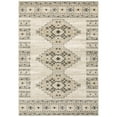 thumbnail image 1 of Oriental Weavers Georgia Area Rug 643A0 Casual Ivory Rings Petals 3' 10" x 5' 5" Rectangle, 1 of 3