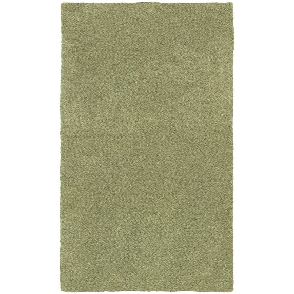 Oriental Weavers Heavenly Area Rug 73403 Green Neutral Handcrafted 5' x 7' Rectangle