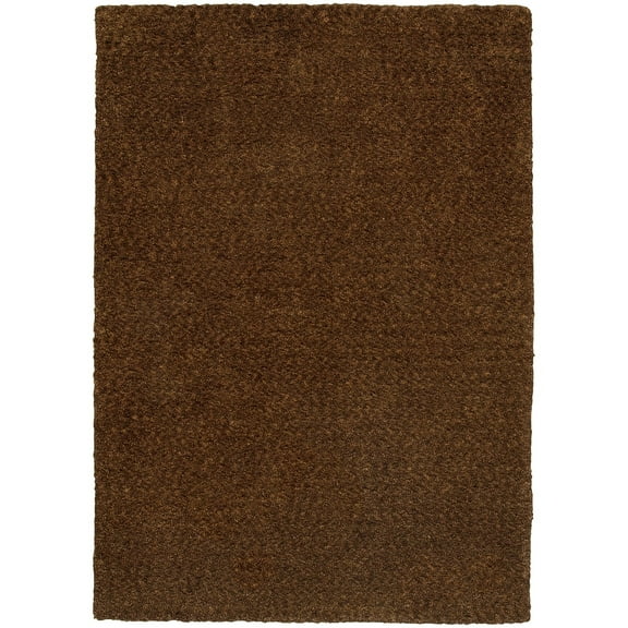 Oriental Weavers Heavenly Area Rug 73404 Brown Monochrome Single-Color 6' 6" x 9' 6" Rectangle