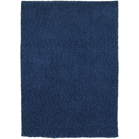 Oriental Weavers Heavenly Area Rug 73408 Blue Monochromatic Neutral 3' x 5' Rectangle