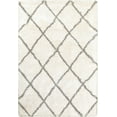 thumbnail image 1 of Oriental Weavers Henderson Shag Area Rug 090W9 Ivory Diamonds Diagonals 3' 10" x 5' 5" Rectangle, 1 of 5