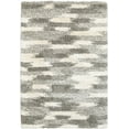 thumbnail image 1 of Oriental Weavers Henderson Shag Area Rug 565J9 Gray Rows Banded 5' 3" x 7' 6" Rectangle, 1 of 6