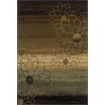 thumbnail image 1 of Oriental Weavers Hudson Area Rug 074A1 Brown Abstract Stripes 1' 10" x 7' 6" Rectangle, 1 of 2