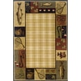 thumbnail image 1 of Oriental Weavers Hudson Area Rug 1065B Beige Lodge Novelty 7' 8" x 10' 10" Rectangle, 1 of 5
