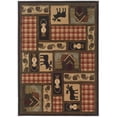thumbnail image 1 of Oriental Weavers Hudson Area Rug 1067A Brown Lodge Novelty 7' 8" x 10' 10" Rectangle, 1 of 3