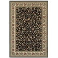 thumbnail image 1 of Oriental Weavers Kashan Area Rug 108B1 Black Vines Bulbs 5' 3" x 7' 6" Rectangle, 1 of 2