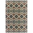 thumbnail image 1 of Oriental Weavers Latitude Area Rug 002X3 Outdoor Gray Crosshatch Diamonds, 1 of 3
