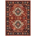 thumbnail image 1 of Oriental Weavers Lilihan Area Rug 2061V Traditional Red Diagonals Diamonds 2' 6" x 12' Rectangle, 1 of 2