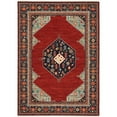 thumbnail image 1 of Oriental Weavers Lilihan Area Rug 5503M Traditional Red Bulbs Bordered 5' 3" x 7' 6" Rectangle, 1 of 3