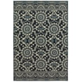 thumbnail image 1 of Oriental Weavers L7842A068230ST 2 ft. 3 in. x 7 ft. 6 in. Linden Casual Area Rug, Navy, 1 of 3