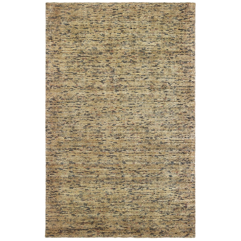 Gray Taupe 6' x 9' Hand-Tufted Wool Viscose Area Rug