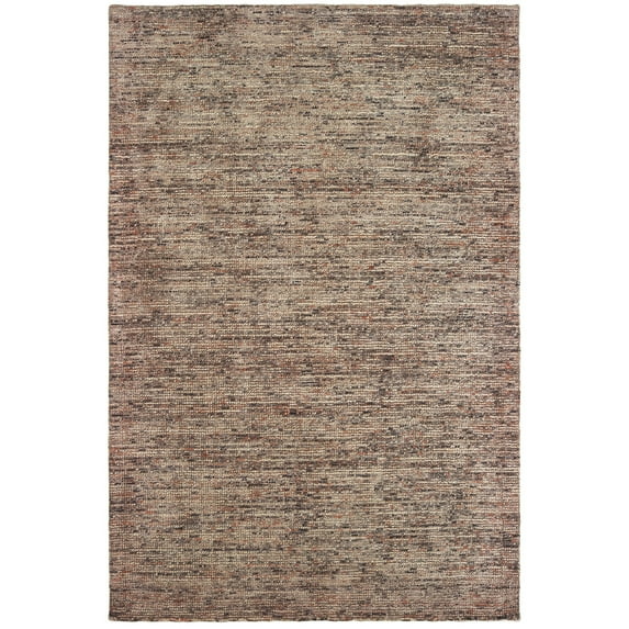 Oriental weavers Lucent Area Rug 45907 Taupe Single-Color Rows 5' x 8' Rectangle