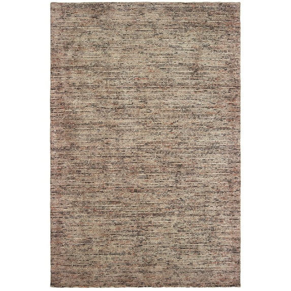 Oriental weavers Lucent Area Rug 45907 Taupe Single-Color Rows 6' x 9' Rectangle